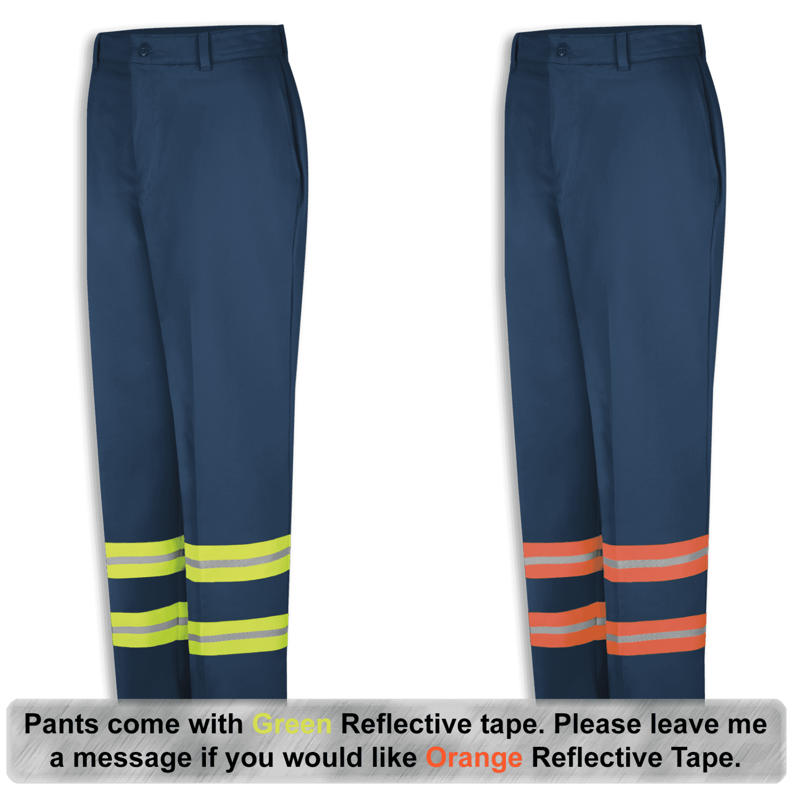 New 100 Cotton Red Kap Reflective Pants Hi Vis Safety Towing Work Uniform